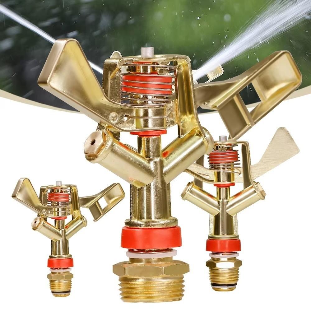 360° Rotation Impact Sprinkler Head Garden Spray Nozzle  for Irrigation Watering Spraying