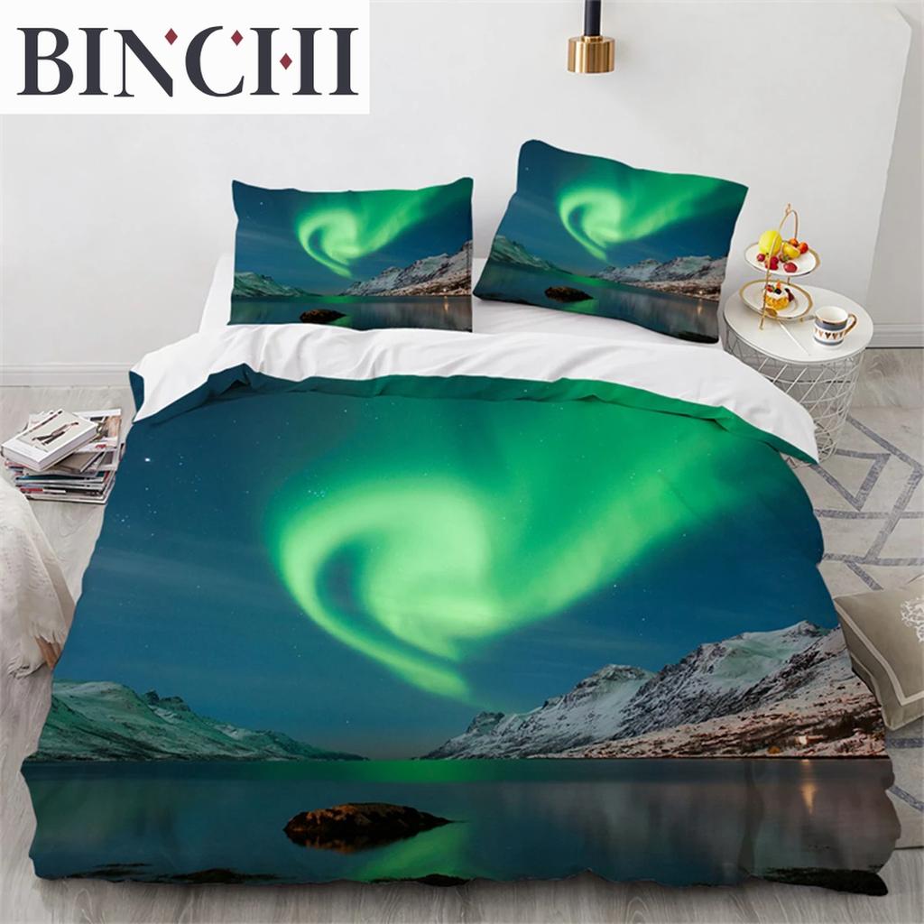 Galaxy Duvet Cover Twin King Size For Teens Boys Starry Sky Bedding Set Microfiber Outer Space Theme Decor Comforter Cover