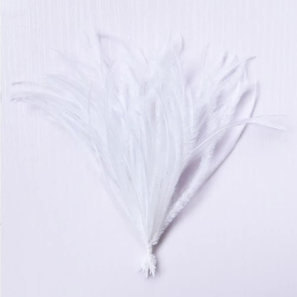 100Pcs Sewing Costuming Ostrich Feathers Loose Plumas Decorativas  for Home Wedding Party