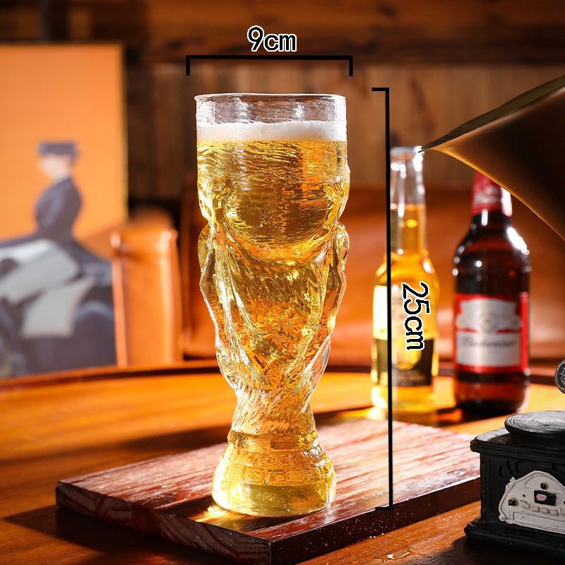 Football Trophy Shaped Beer Cup High Boron Glass Cup As A Fan Present For Football Matches And Parties Decanters For Whiskey