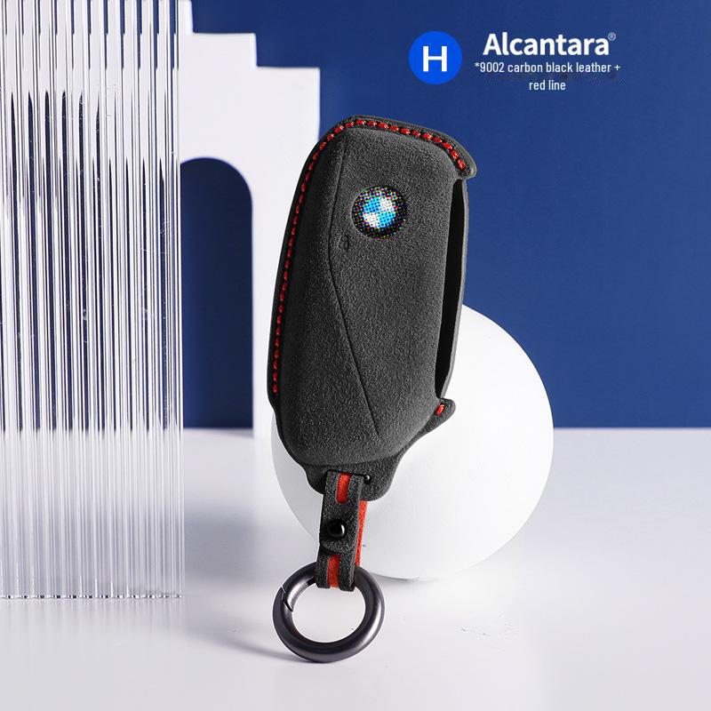 

Чехол для ключа из алькантары и замши 3D для BMW 5/6/GT3/X5/X3 Series
