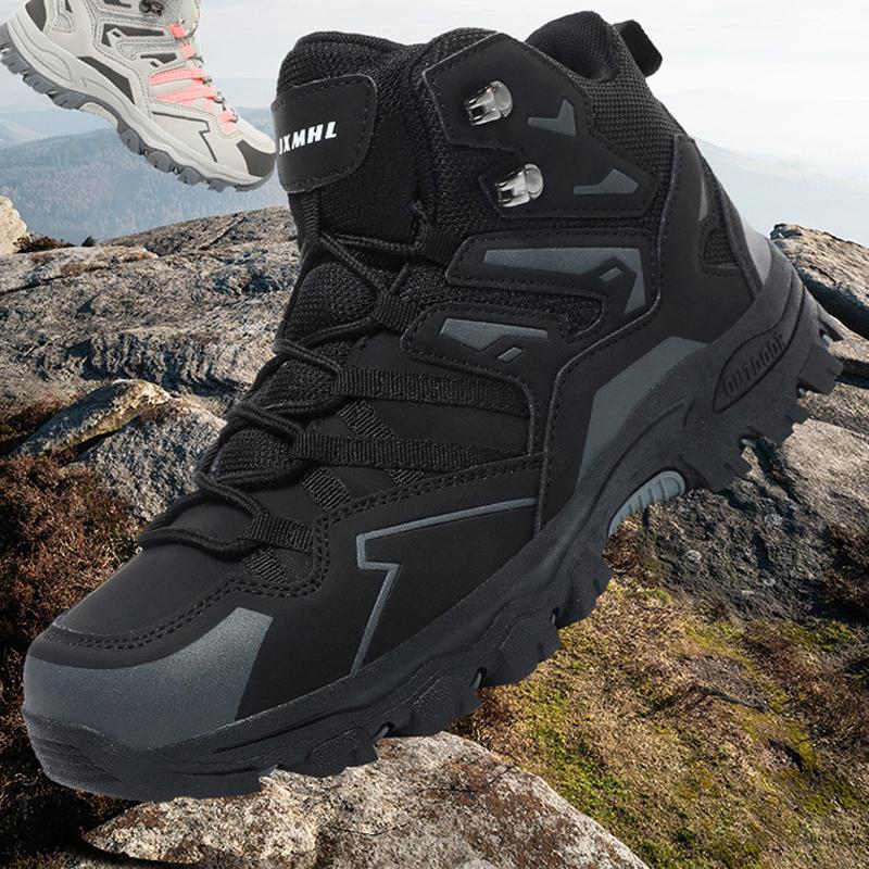 XG Neue Wanderschuhe Herren Verschleißfestes Camping Herrenstiefel Herren Taktische Sneaker Klettern Wasserdichte Stiefel für Damen Größe 36-46