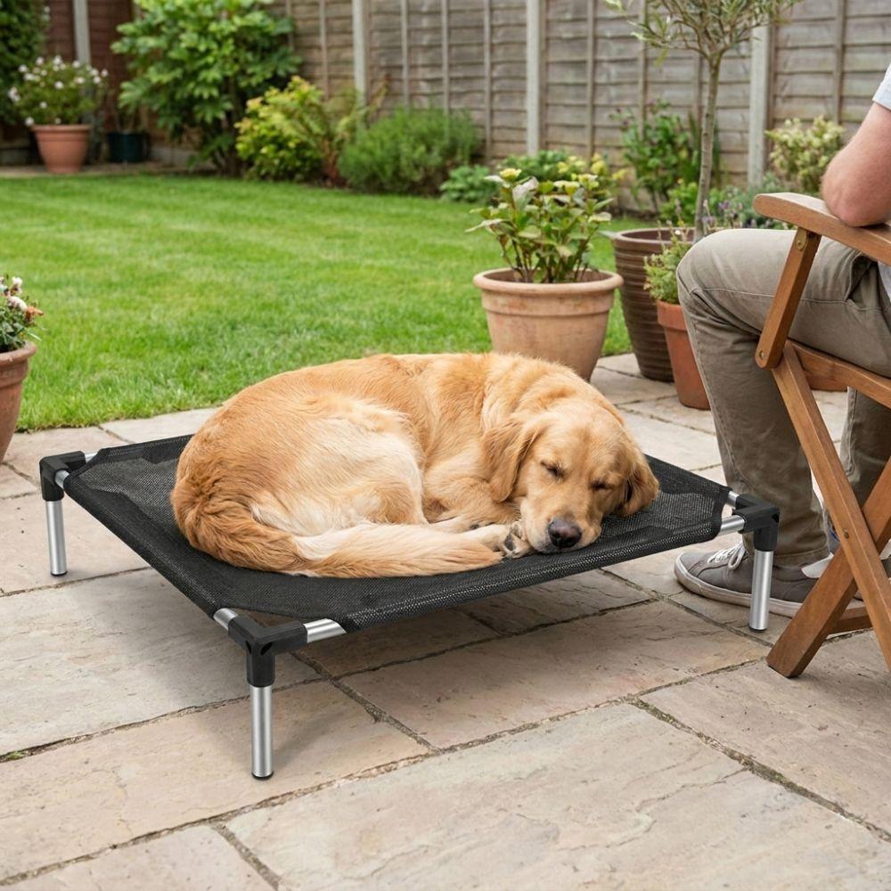 Breathable Mesh Elevated Dog Bed Waterproof Pet Cool Nest Durable Pet Cat Cot Outdoor Indoor Use