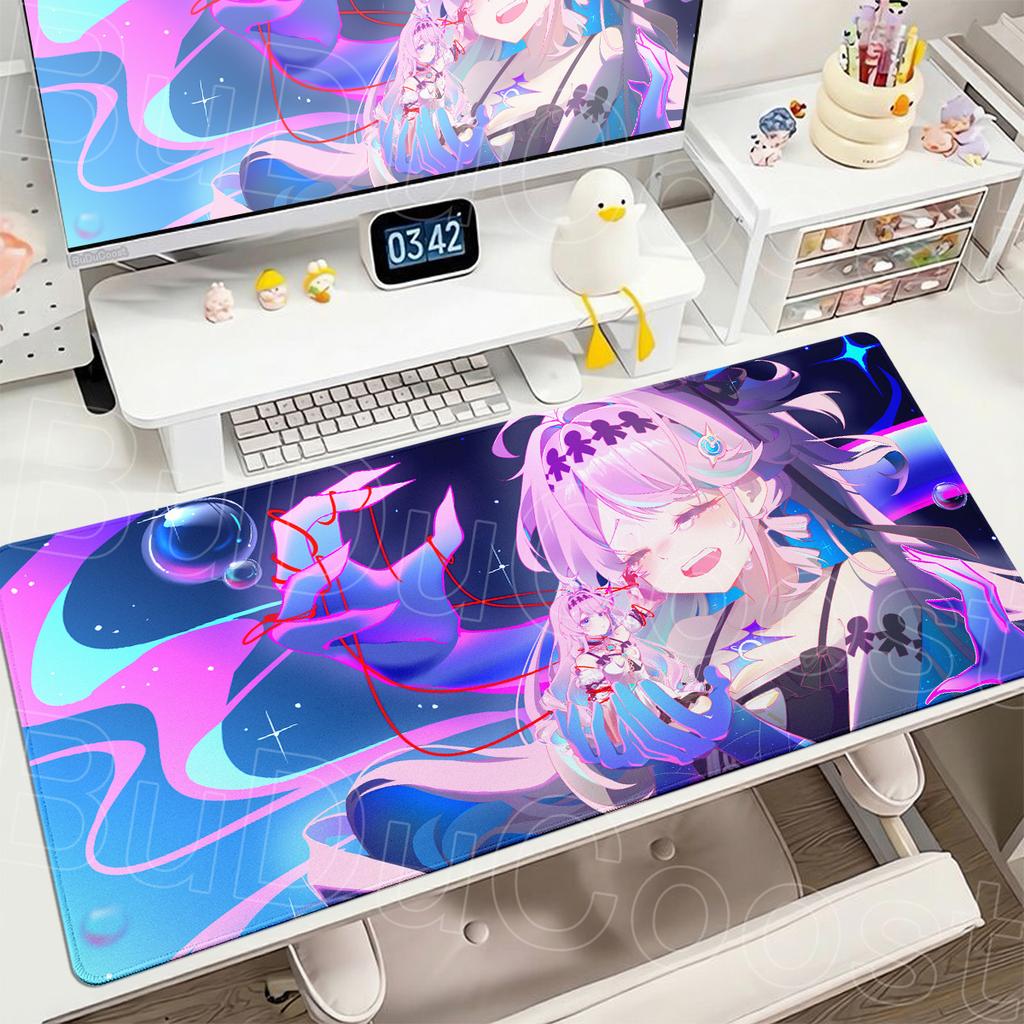 Denia Cute Gaming Wuthering Waves Mousepad 400x900mm Non-slip Rubber Keyboard Mat HD Printing Anime Girls Office Extend Desk Pad