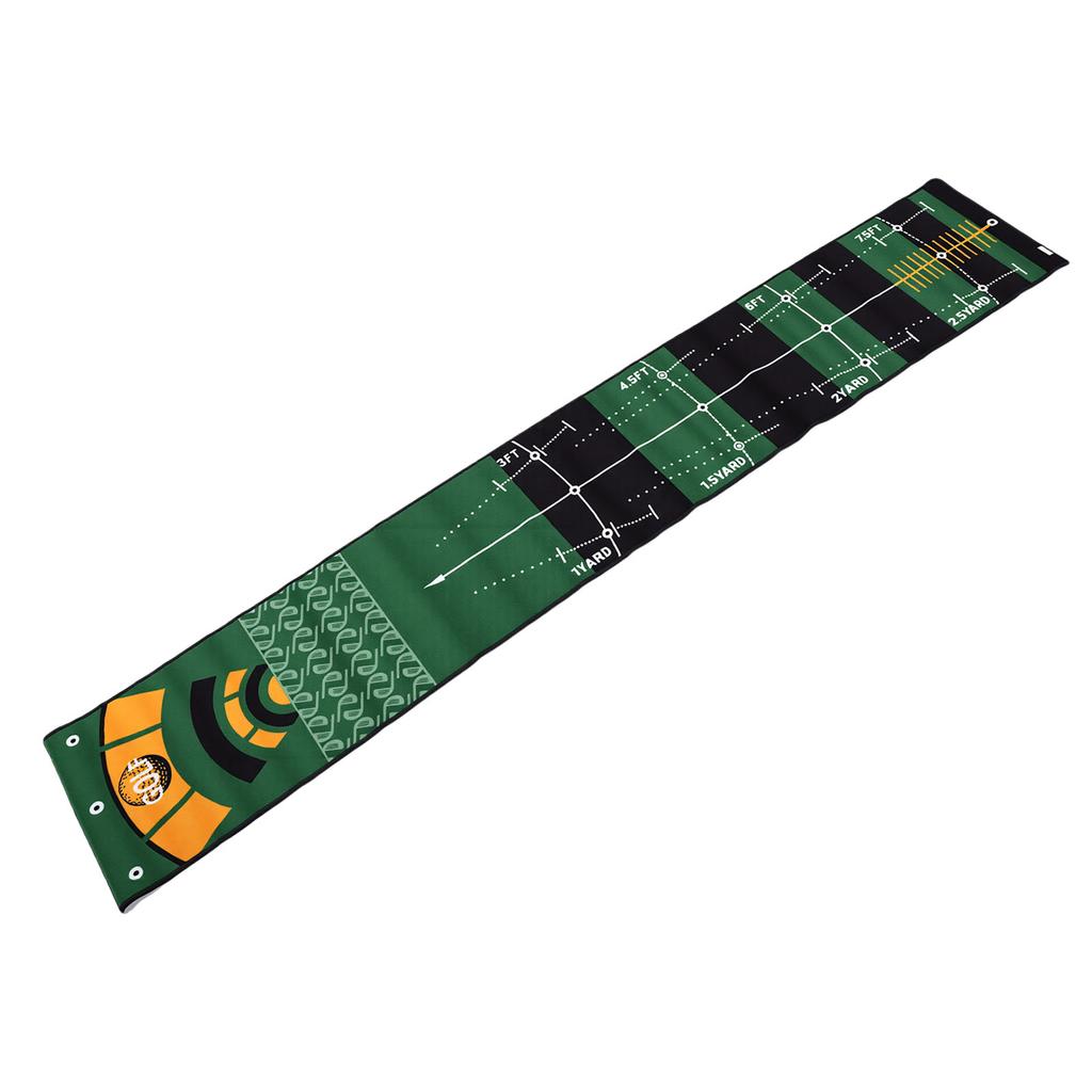 Putting Mat Training Aid Practice Putting Green Mat Anti Slip Backing for Indoor  