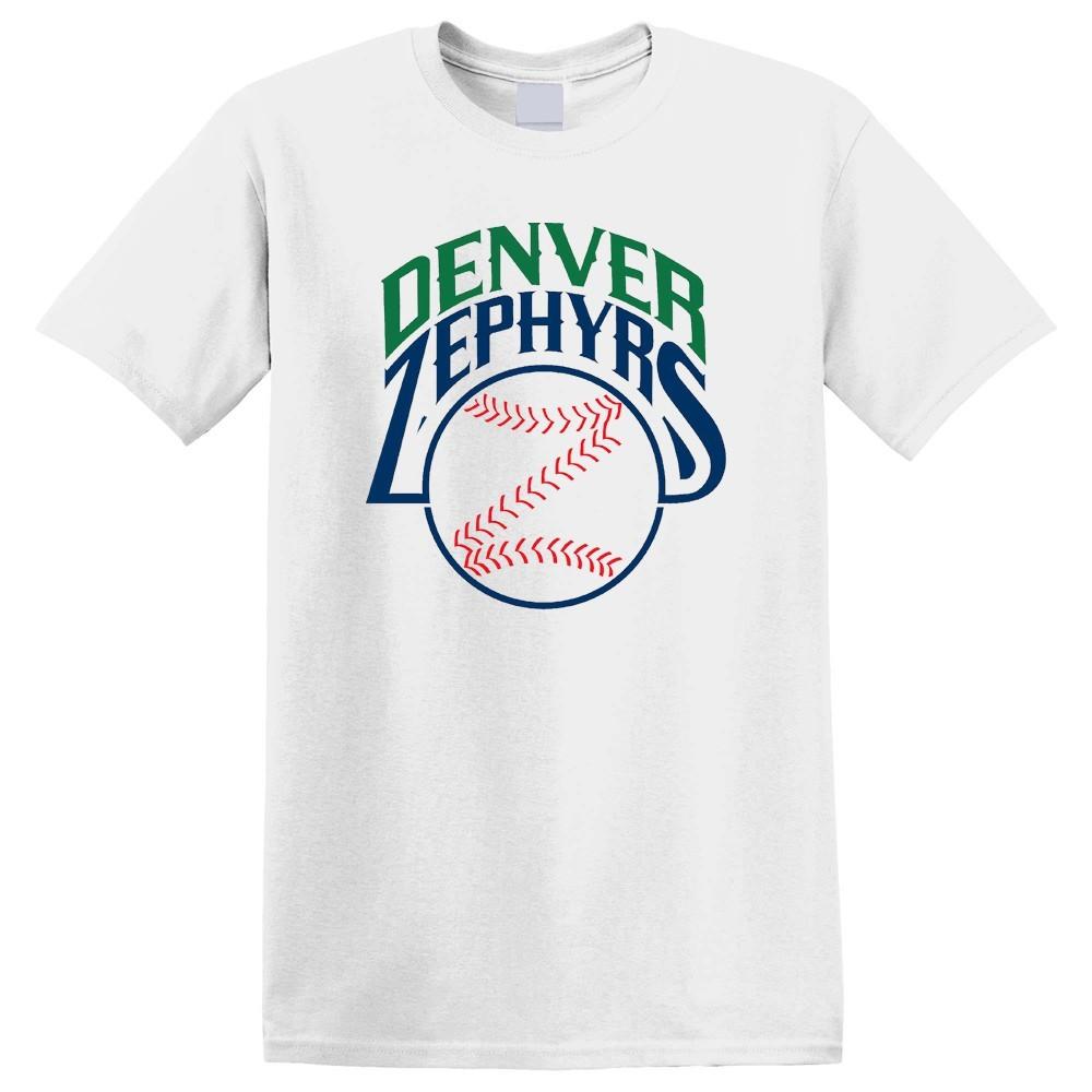 Denver Zephyrs American Baseball Classic Club Men s White Size S to 5XL XL