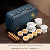 Premium Chinese White Porcelain Kung Fu Tea Set