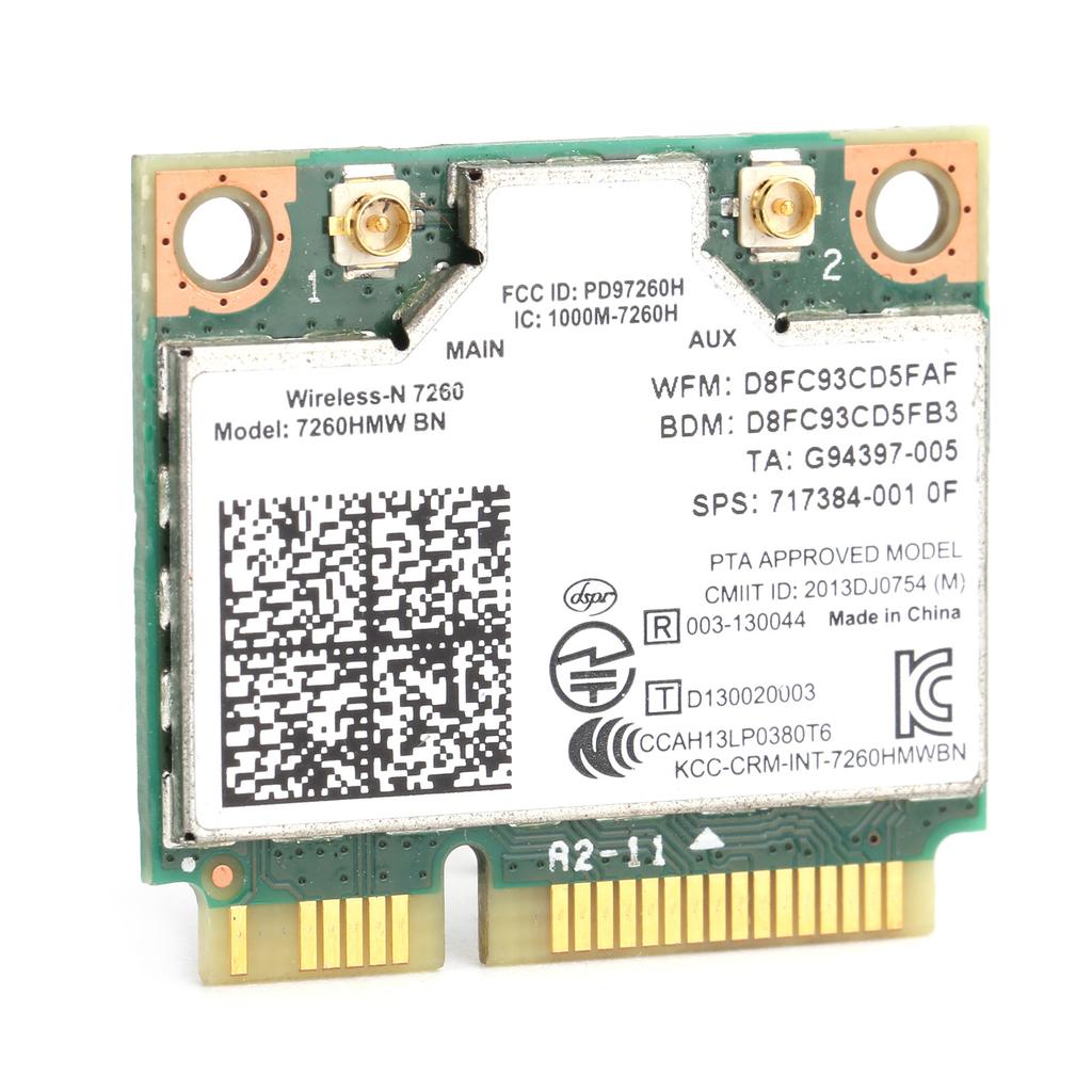 Mini PCIE Wireless Wifi Card BT 4.0 Network Express Interface Module 7260HMW Bn