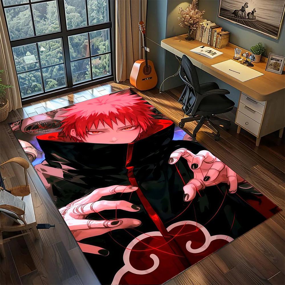 

Naruto Non Slip Daily Decor Carpet Rug, Washable Large Area Floor Mat Gamer Room Bedroom Home.-TING 60x90cm