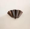 Half Flower Brass Wall Sconce – Handmade Floral-Inspired Wall Light for Bedroom, Hallway, or Patio