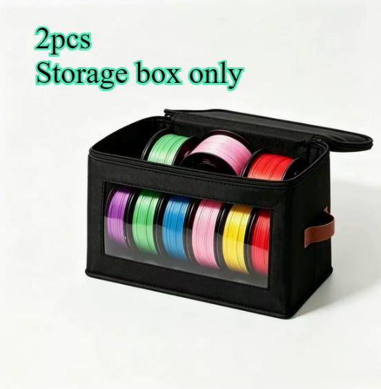 Special Storage Box for 3D Printing Consumables, Double Zipper Fully Sealed Wire Storage Box, Dedicated for 3D Printer Studios