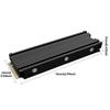M.2 2280 SSD Heatsink Support PS5 PC, JEYI NVME NGFF 2280 SSD Double-Sided Heat Sink Cooling with Thermal Silicone Pads Cooler