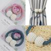 Versatile Magnetic Curtain Tiebacks With Braided Ball Buckle For All Curtain Types