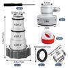 1.25" To 1.5" Hose Adapter Replacement Hose Adapter with Collar Replacement Hose Adapter Pool Fittings  Connections