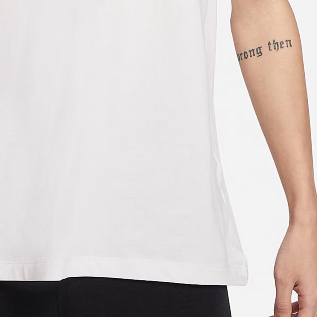 Nike Round Neck Pullover Comfortable Short Sleeve Breathable T-Shirt Men Tops White FV3766-094