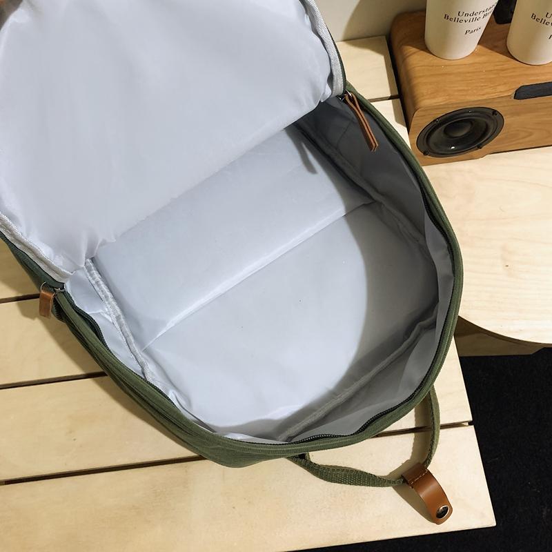 Corduroy Women Backpack Schoolbag Schoolgirl Travel Backpack