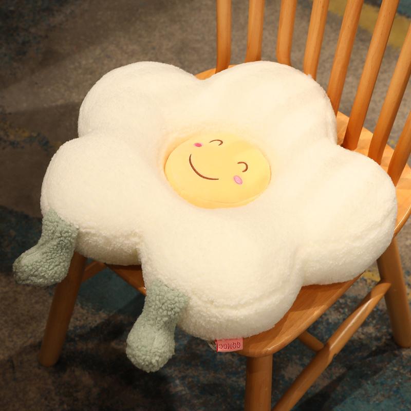 50cm Cute Plant Flower Plush Toy Pillow Soft Sofa Cushion Cute Girl Baby Birthday Companion Gift Creative Ornament