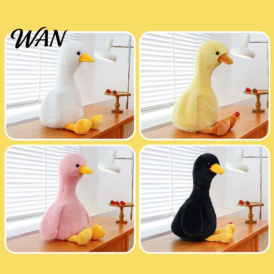 Christmas Gift for Children Fluffy Duck Goose Stuffed Animal Plush Toy, Soft Duckling Doll, PP Cute Toy Cotton Filling, Nursery Decor, Baby