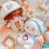 Strap Pants Cotton Doll Suit Dress Up Plush Dolls Clothes Cotton Doll Clothes Set  Children's Gift