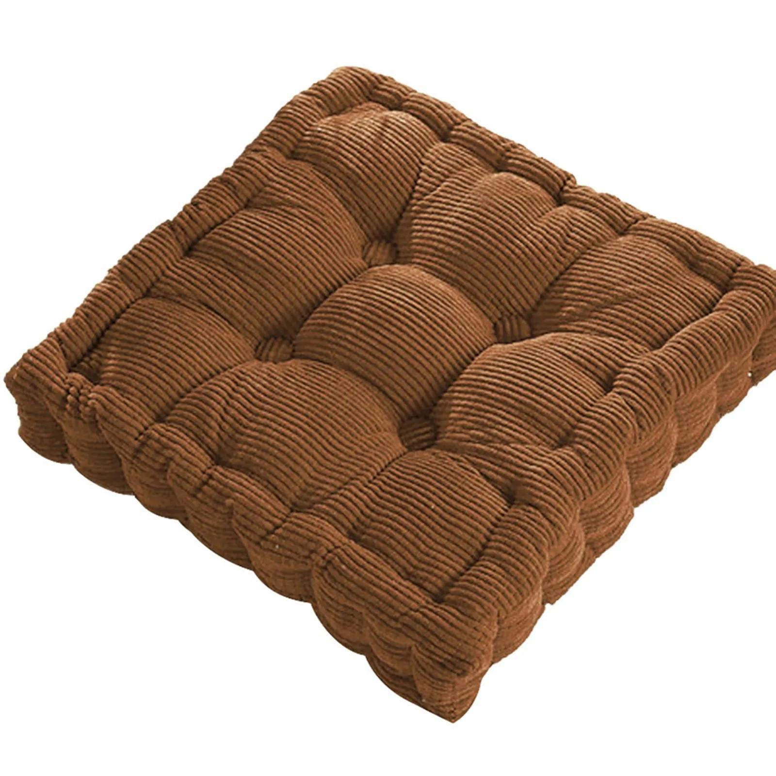 

Thick Cushion, Square Corn Cob, Tatami Chair, Office Chair, Soft Sofa, Home Floor Decoration, Textile Knee Pillow кофейный