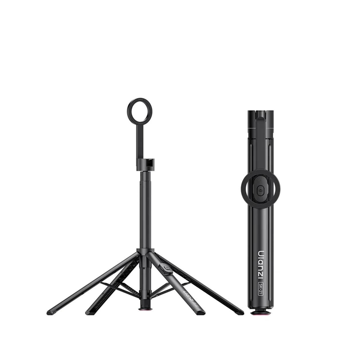 Original Ulanzi SK21 Magnetic Auto Open Tripod 8 Section Pole Extension For Phone Vlog Shooting Magnetic SK21