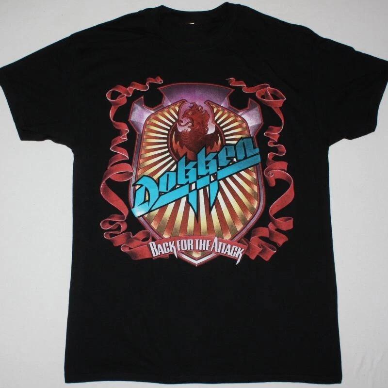 DOKKEN BACK FOR THE ATTACK Black Men S-234XL T-shirt XXL