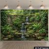 2D Garden Waterfall Backdrop for Nature, Outdoor & Lifestyle Photography