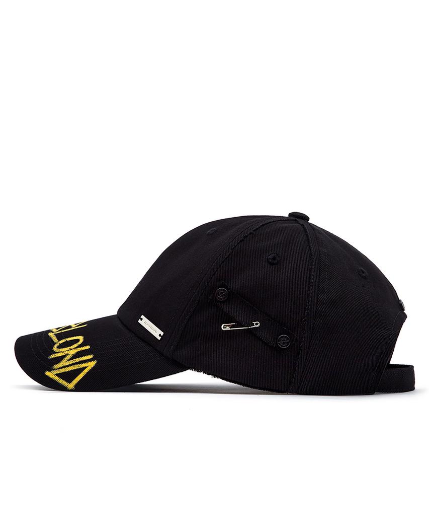 BLACKBLOND Vividi Plate Signature Logo Cap (Black)