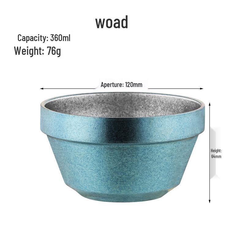 

Ru Han Titanium Double-Wall Insulated Outdoor Bowl