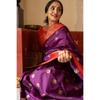 Royal Soft Lichi Silk Saree with Rich Pallu & All-Over Jacquard Work | Designer Party Wear Saree with Exclusive Jacquard Border Blouse