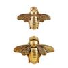 Artistic Golden Bees Statue Wall Mounted Hanging Animal Ornament For Living Room Bedroom And Wedding Parties Decors