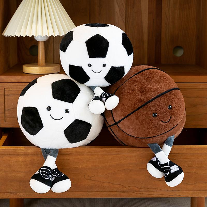 New Fun Basketball Soccer Baby Plush Toys Children's Toys Dolls Soothing Dolls Boys Gifts