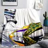 Dragon Ball character Print Flannel Blanket High quality Comfortable for All Seasons Home Decor Warmth and Comfort Perfect for Christmas Gifts