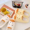 Living Room Dormitory Interfloor Noise Prevention Sweety Duck Insulated Slippers LS530