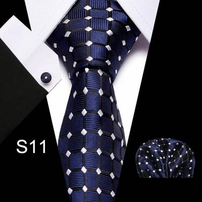 Men's Business Professionals Striped Tie Wedding Suit Accessories Polyester Tie Men