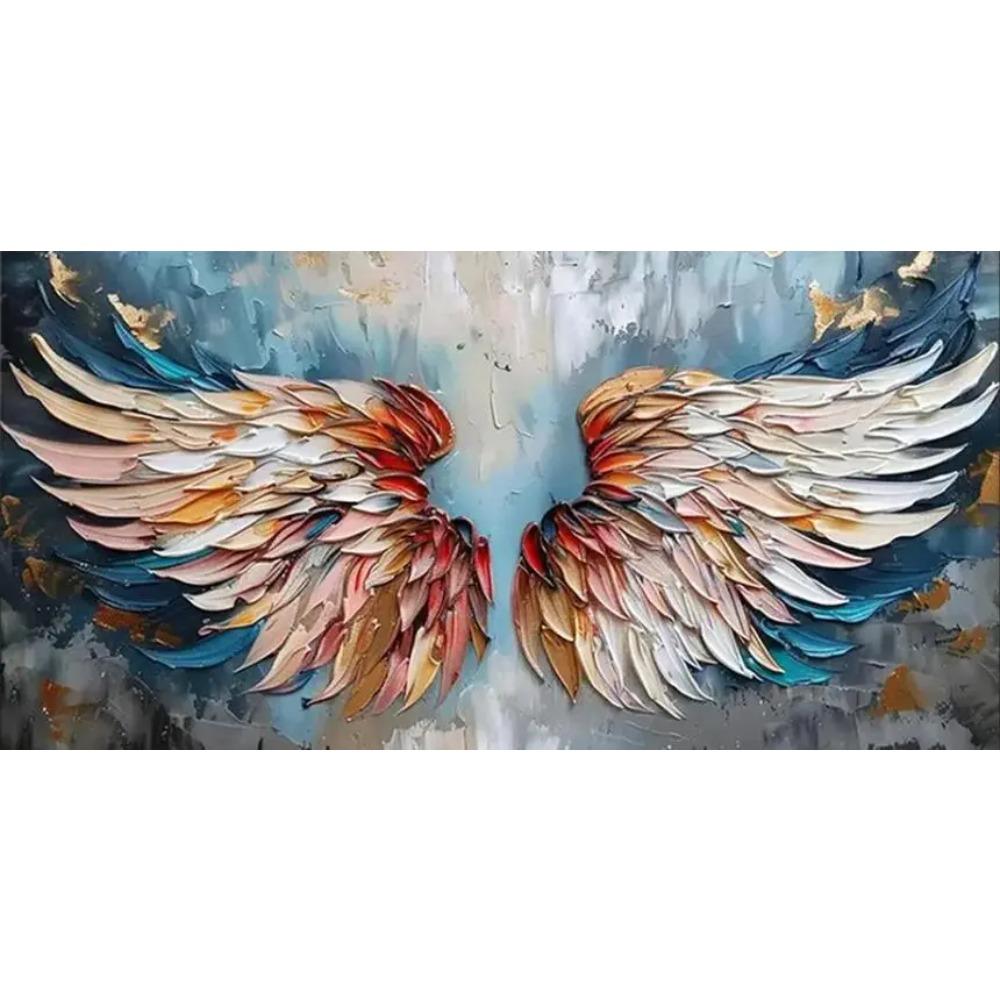 Abstract Angel Wings Canvas Painting Vintage Wall Art Black and White Wings Poster Print For Bedroom Living Room Home Decor
