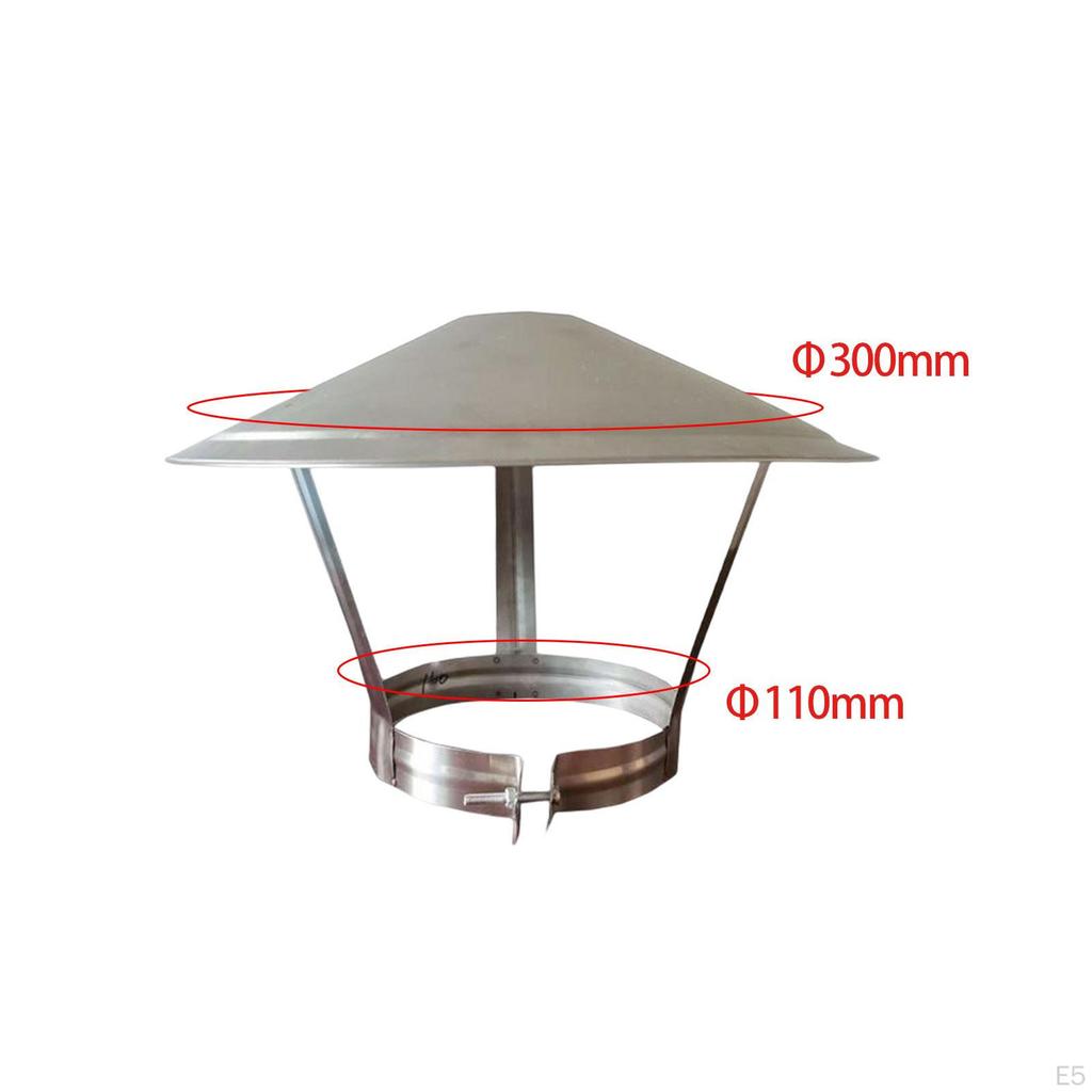 Chimney Exhaust Pipe Rain Hat Practical Flue Durable Replacement