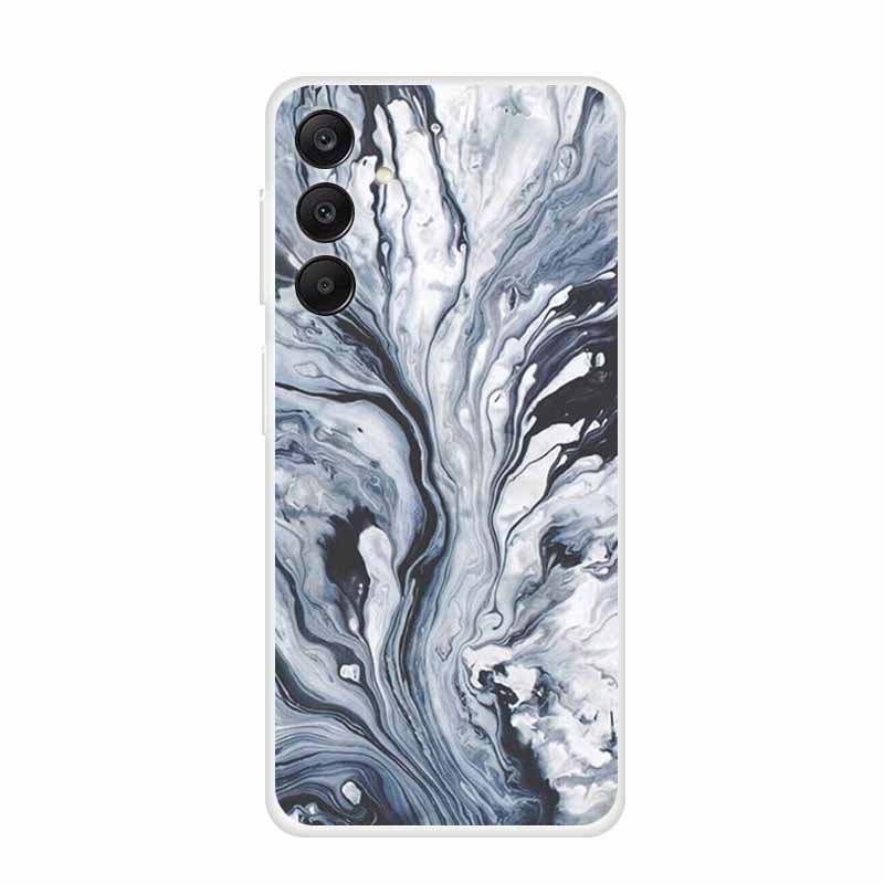 Marble Patterns Phone Case for Samsung A25 Soft Transparent TPU Clear Cover for Samsung Galaxy A 25 Protective Silicone Shell