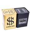 Adults Cash Box Square Piggy Bank Creative Money Boxes Piggy Bank Metal Savings Period Gold Safe Coin Box Home Large for Paper Money Gift 365 Days