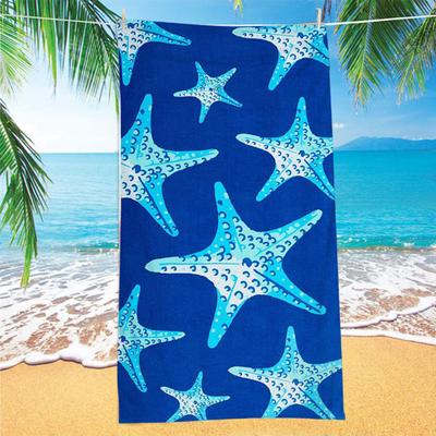 Praktisches Badetuch, lebendige Stickerei, sandfrei, hautberührend, weich, für Strand, Yoga, Bad, Fitnessstudio, Sportzubehör