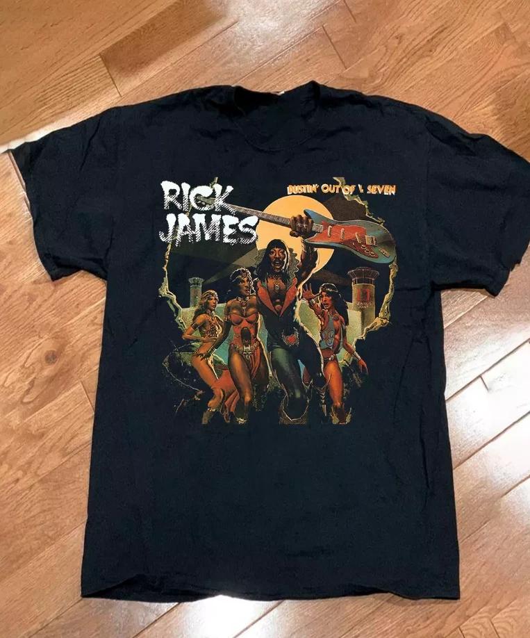 

Rick James Albums Dustin Out Of L Seven Tee Unisex Shirt All Size L