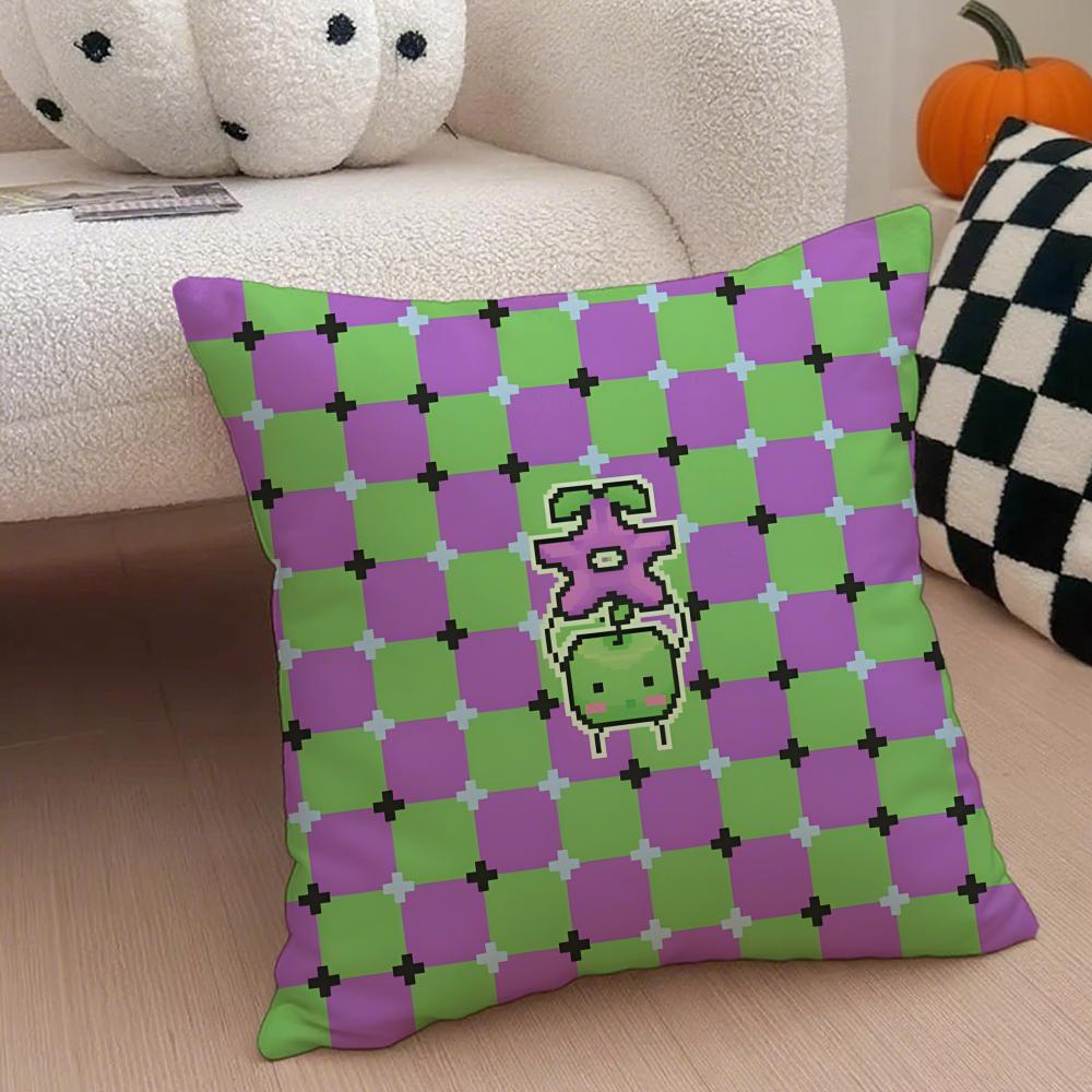 Stardew Valley Pillow Game Character Cushion Cover Throw Pillow Cover Hidden Button Durable Polyester Chair Cushion
