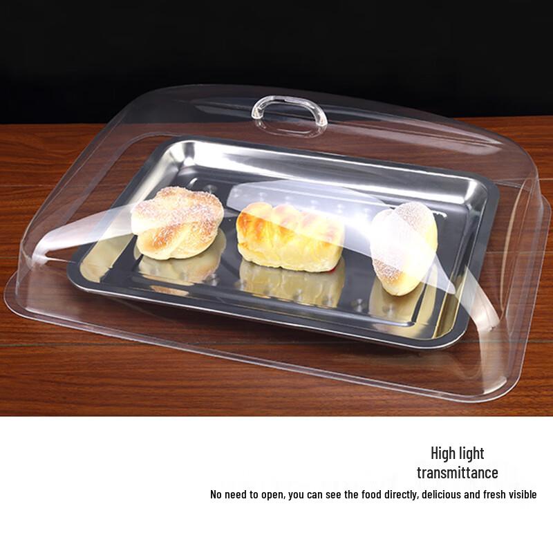 Large Rectangular Transparent Food & Cake Cover