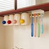 Magnetic toothbrush rack No punching bathroom bathroom Toothbrush holder Wall-mounted tooth cup holder Toothbrush cup storage rack