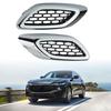Body Detail Grille Trim Replacement Part 670139652, Silver-Look Surround Black Center Insert for Exterior Care Use Tasks
