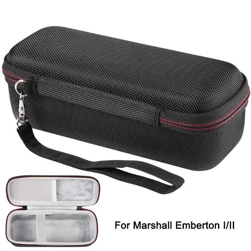 Étui de Rangement Portable en EVA Pour Enceinte Bluetooth Marshall Emberton II Étui Rigide de Transport Coque de Protection Organisateur Support Voyage