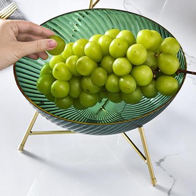 Fruit Bowl Salad Organizer Nut Tray for Desktop Decoration