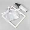 Foldable Transparent Umbrella Fully Automatic Transparent Three-Fold Umbrella Student Simple Sunny Umbrella Supplies
