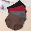 4 Pezzi Mutandine da Donna Vita Alta Biancheria Intima Mutandine Sottili Cotone Traspirante Slip Taglie Forti Mutandine da Ragazza Lingerie Femminile Sexy