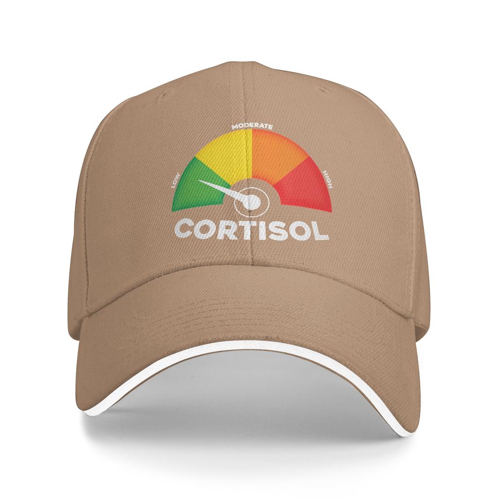 Low Cortisol Levels Casual Baseball Cap Tennis Skate Trucker Hat Summer Sun Visor Unisex Adult y2k Cool Baseball Caps